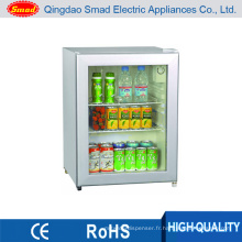 70L mini réfrigérateur national porte en verre